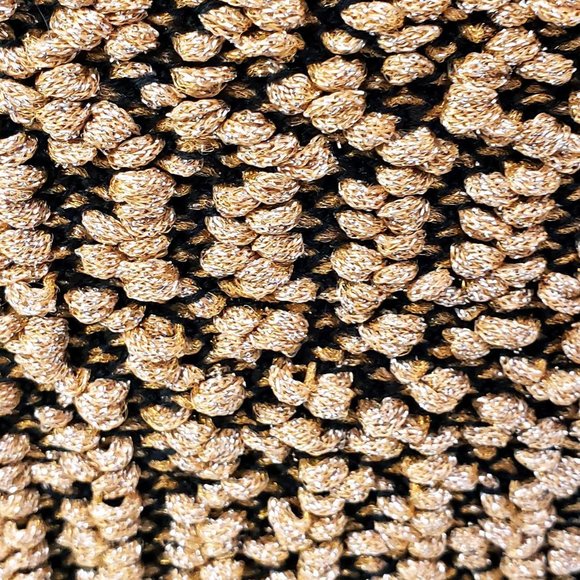 Carmen Marc Valvo Belted Metallic Top NWT - Picture 8 of 9